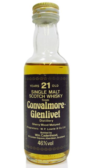 Convalmore (silent) - Cadenhead's Single Malt Scotch 21 year old Whisky Miniature