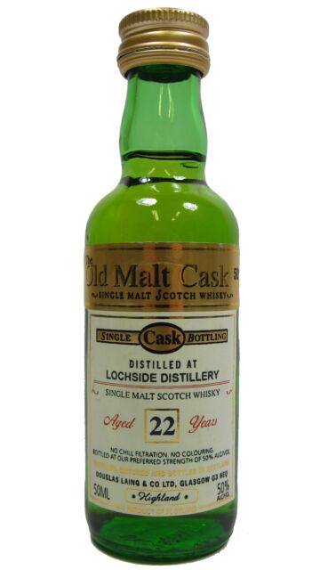 Lochside (silent) - Old Malt Cask Single Malt Scotch 22 year old Whisky Miniature