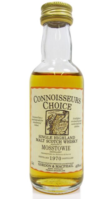 Mosstowie (Silent) - Connoisseurs Choice Single Malt Scotch 1970 Whisky Miniature