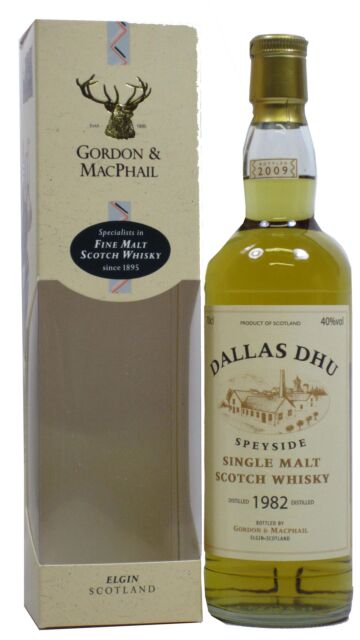 Dallas Dhu (silent) - Gordon & MacPhail Single Malt Scotch 1982 27 year old Whisky