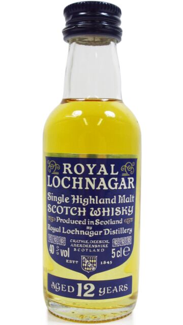 Royal Lochnagar - Single Highland Malt 12 year old Whisky Miniature