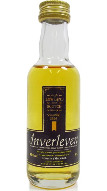 Inverleven (silent) - Gordon & MacPhail Single Malt Scotch 1984 Whisky Miniature