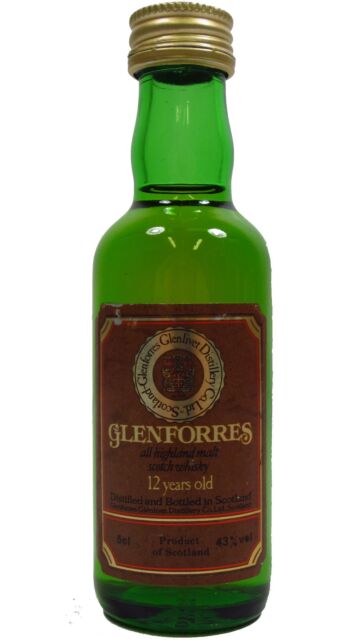 Glenforres - Highland Malt Scotch 12 year old Whisky Miniature