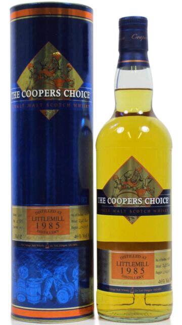 Littlemill (silent) - Cooper's Choice - Single Cask #105 1985 25 year old Whisky
