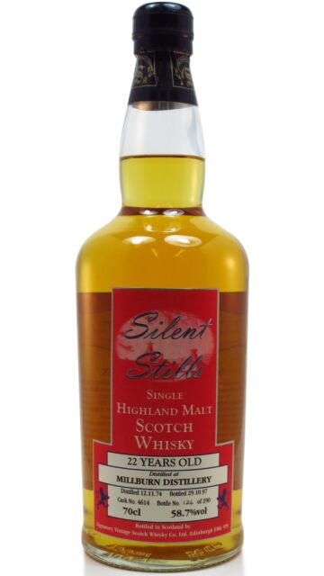 Millburn (silent) - Signatory Vintage Silent Stills Single Malt Scotch 1974 20 year old Whisky