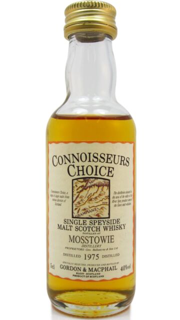 Mosstowie (Silent) - Connoisseurs Choice Single Malt Scotch 1975 Whisky Miniature