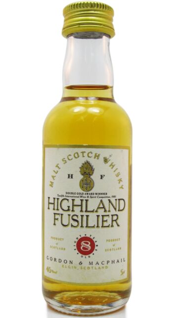 Highland Fusilier - Blended Scotch 8 year old Whisky Miniature