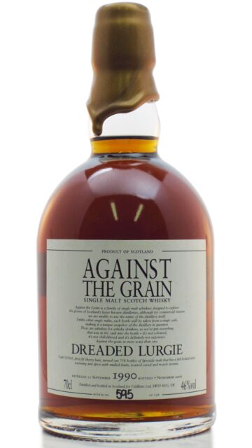 Against The Grain - Dreaded Lurgie 1990 16 year old Whisky
