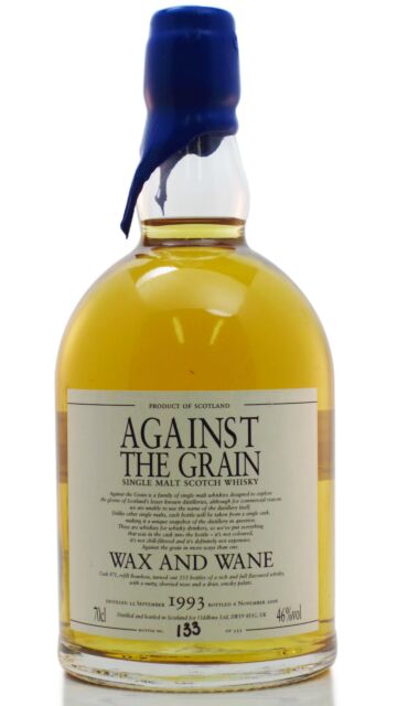Against The Grain - Wax and Wane 1993 13 year old Whisky