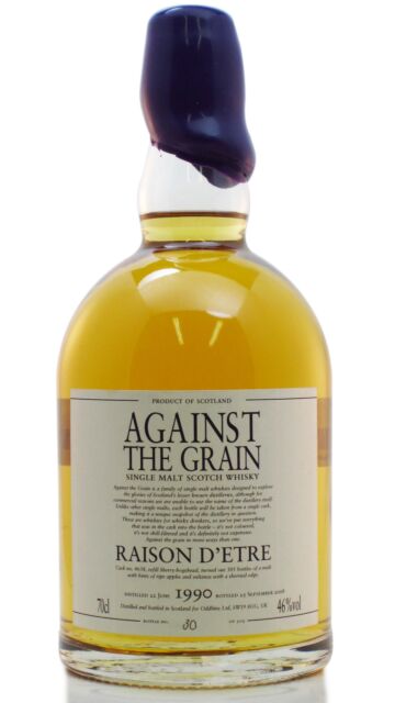 Against The Grain - Raison D'etre 1990 18 year old Whisky