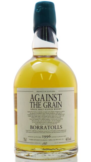 Against The Grain - Borratolls 1996 12 year old Whisky