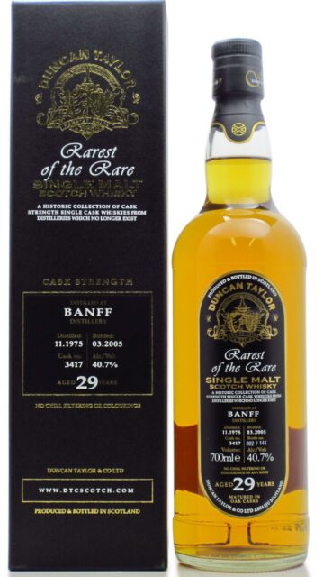 Banff (silent) - Duncan Taylor Rarest Of The Rare Single Malt Scotch 1975 29 year old Whisky