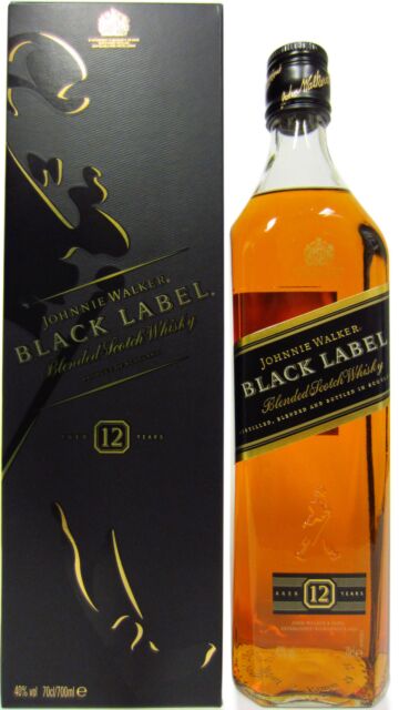Johnnie Walker - Black Label Blended Scotch 12 year old Whisky