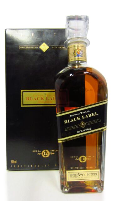 Johnnie Walker - Black Label Millennium Edition Blended Scotch 12 year old Whisky