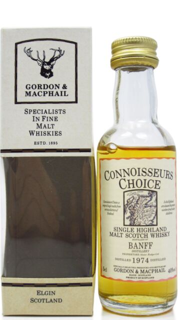 Banff (silent) - Connoisseurs Choice Single Malt Scotch 1974 Whisky Miniature