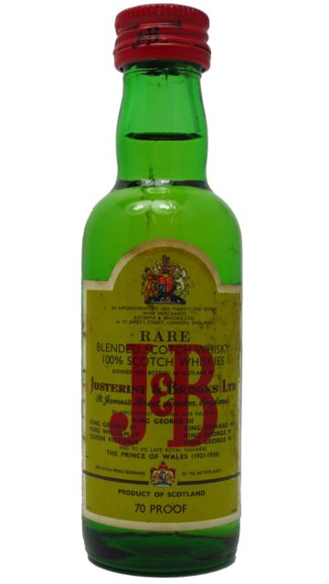 J&B - Rare Blended Scotch Whisky Miniature (Old Bottling)