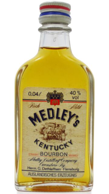 Medley's - Kentucky Straight Bourbon Whiskey Miniature