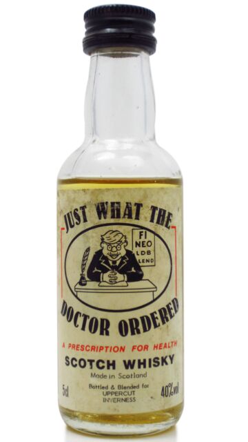 Just What The Doctor Ordered - Blended Scotch Whisky Miniature