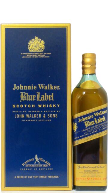 Johnnie Walker - Blue Label Blended Scotch Whisky (Old Bottling)