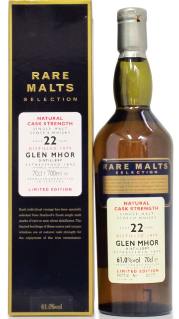 Glen Mhor (silent) - Rare Malts Selection Single Malt Scotch 1979 22 year old Whisky
