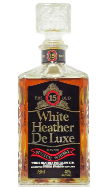 White Heather - DeLuxe Blended Scotch 15 year old Whisky (Old Bottling) (75cl)