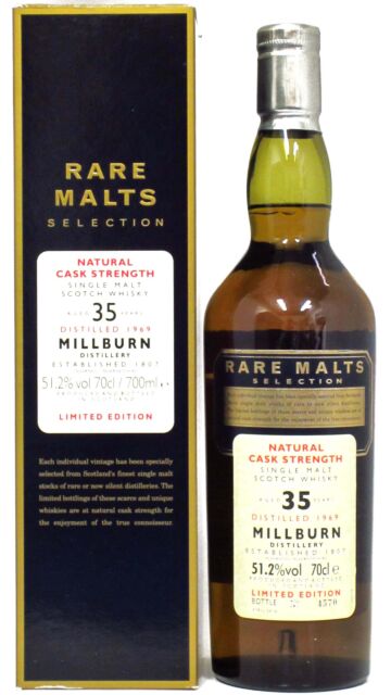 Millburn (silent) - Rare Malts Selection Single Malt Scotch 1969 35 year old Whisky