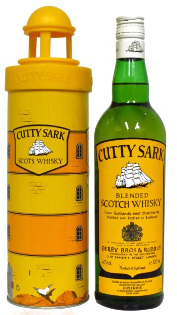 Cutty Sark - Lighthouse Tin Design Whisky