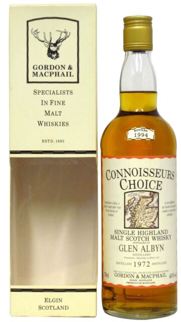 Glen Albyn (silent) - Connoisseurs Choice Single Malt Scotch 1972 22 year old Whisky