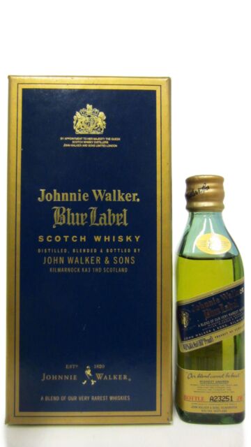 Johnnie Walker - Blue Label Blended Scotch Whisky Miniature