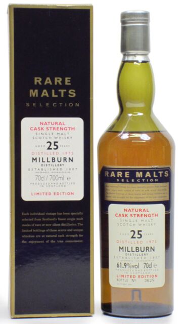 Millburn (silent) - Rare Malts Selection Single Malt Scotch 1975 25 year old Whisky