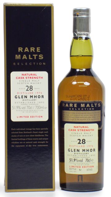 Glen Mhor (silent) - Rare Malts Selection Single Malt Scotch 1976 28 year old Whisky