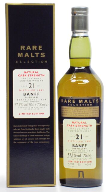 Banff (silent) - Rare Malts Selection Single Malt Scotch 1982 21 year old Whisky