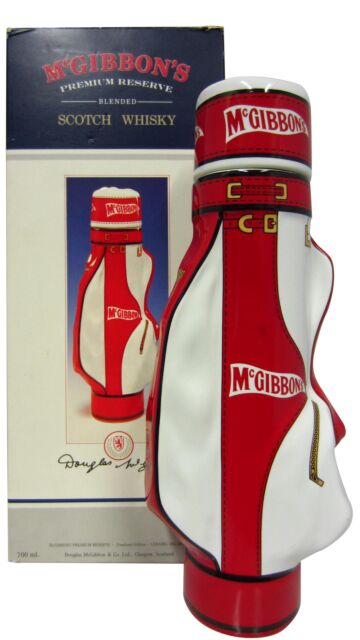 McGibbons - Ceramic Golf Bag Decanter Blended Whisky