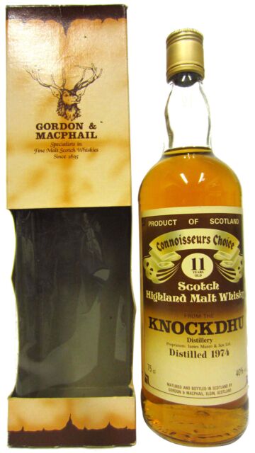 Knockdhu - Connoisseurs Choice Single Malt Scotch 1974 11 year old Whisky