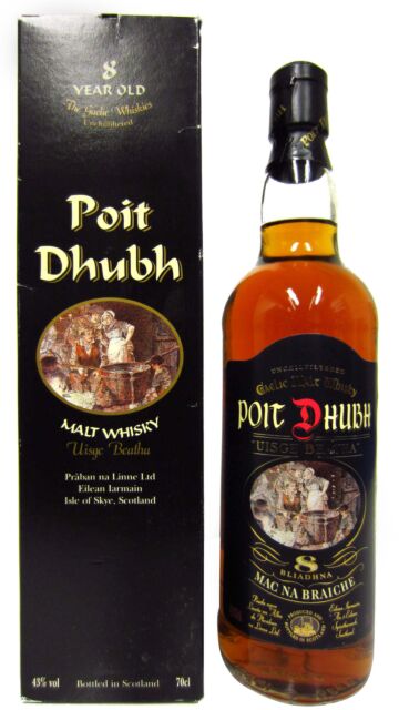 Poit Dhubh - Black Label 8 year old Whisky