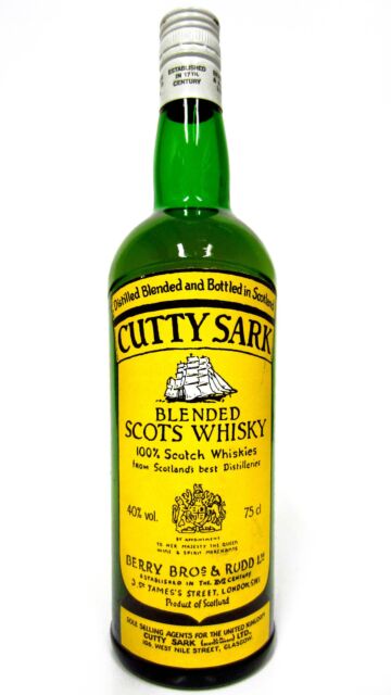 Cutty Sark - Blended Scots Whisky (Old Bottling) (75cl)
