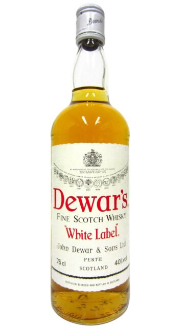 Dewar's - White Label Fine Scotch Whisky (1980's Bottling)