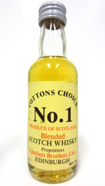 Cottons Choice - Blended Scotch Whisky Miniature