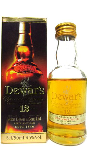 Dewar's - Special Reserve 12 year old Whisky Miniature