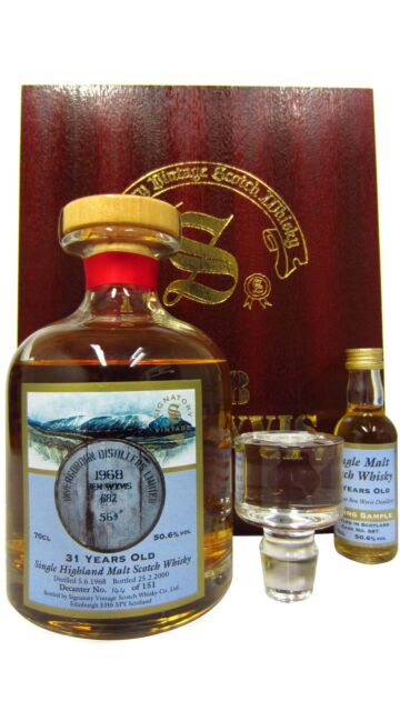 Ben Wyvis (silent) - Signatory Vintage Single Cask #687 1968 31 year old Whisky