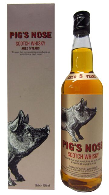 Pig's Nose - Blended Scotch 5 year old Whisky (Old Bottling)