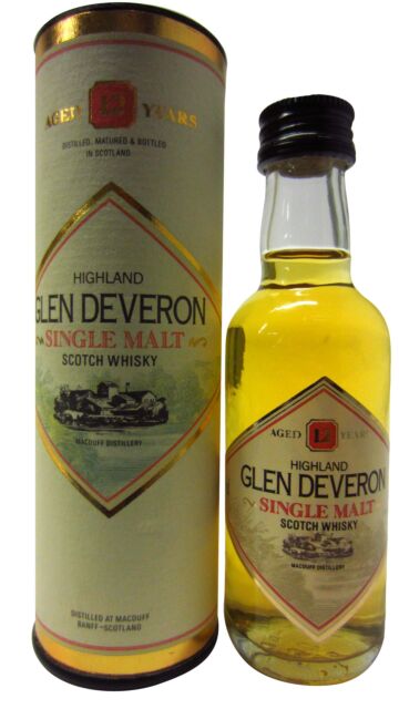 Glen Deveron - Highland Single Malt 12 year old Whisky Miniature