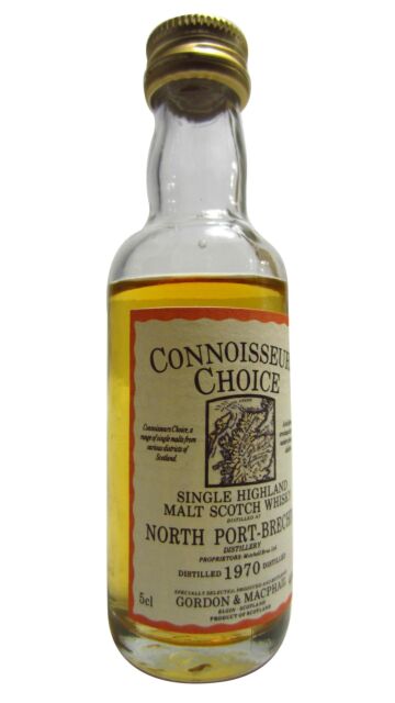 North Port (silent) - Connoisseurs Choice Single Malt Scotch 1970 Whisky Miniature
