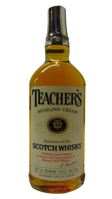 Teacher's - Highland Cream Blended Scotch Whisky (1970's Bottling)