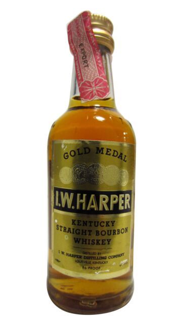 Kentucky Distillers - I.W Harper Kentucky Straight 4 year old Whiskey Miniature