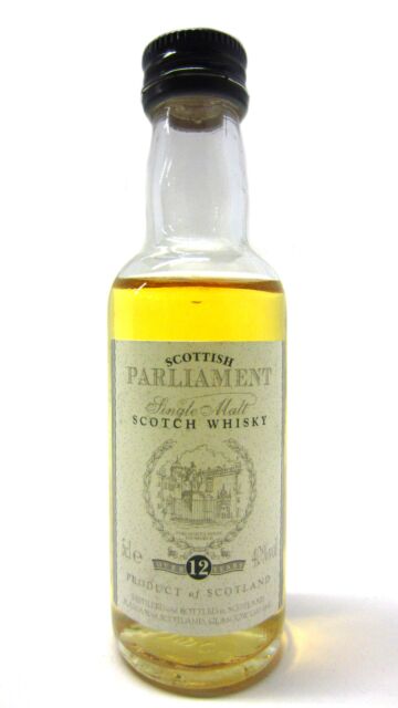 Scottish Parliament - Blended Scotch 12 year old Whisky Miniature