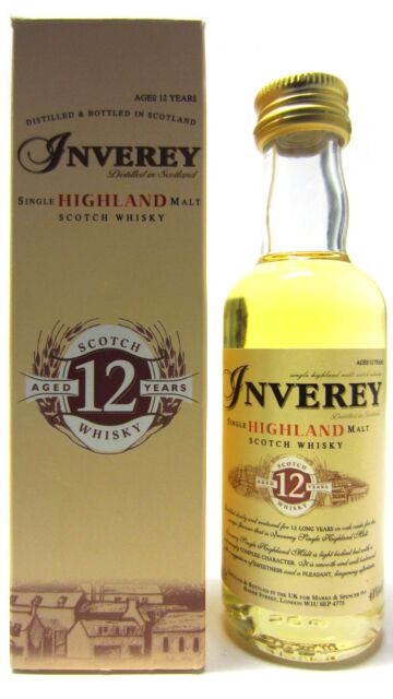 Inverey - Blended Scotch 12 year old Whisky Miniature
