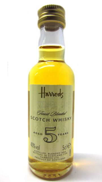 Harrods - Blended Scotch 5 year old Whisky Miniature