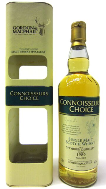 Speyburn - Connoisseurs Choice Single Malt Scotch 1989 24 year old Whisky