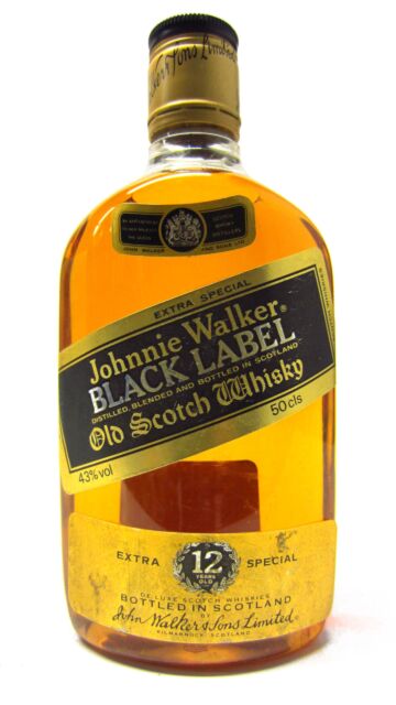 Johnnie Walker - Black Label Blended Scotch 12 year old Whisky (50cl)
